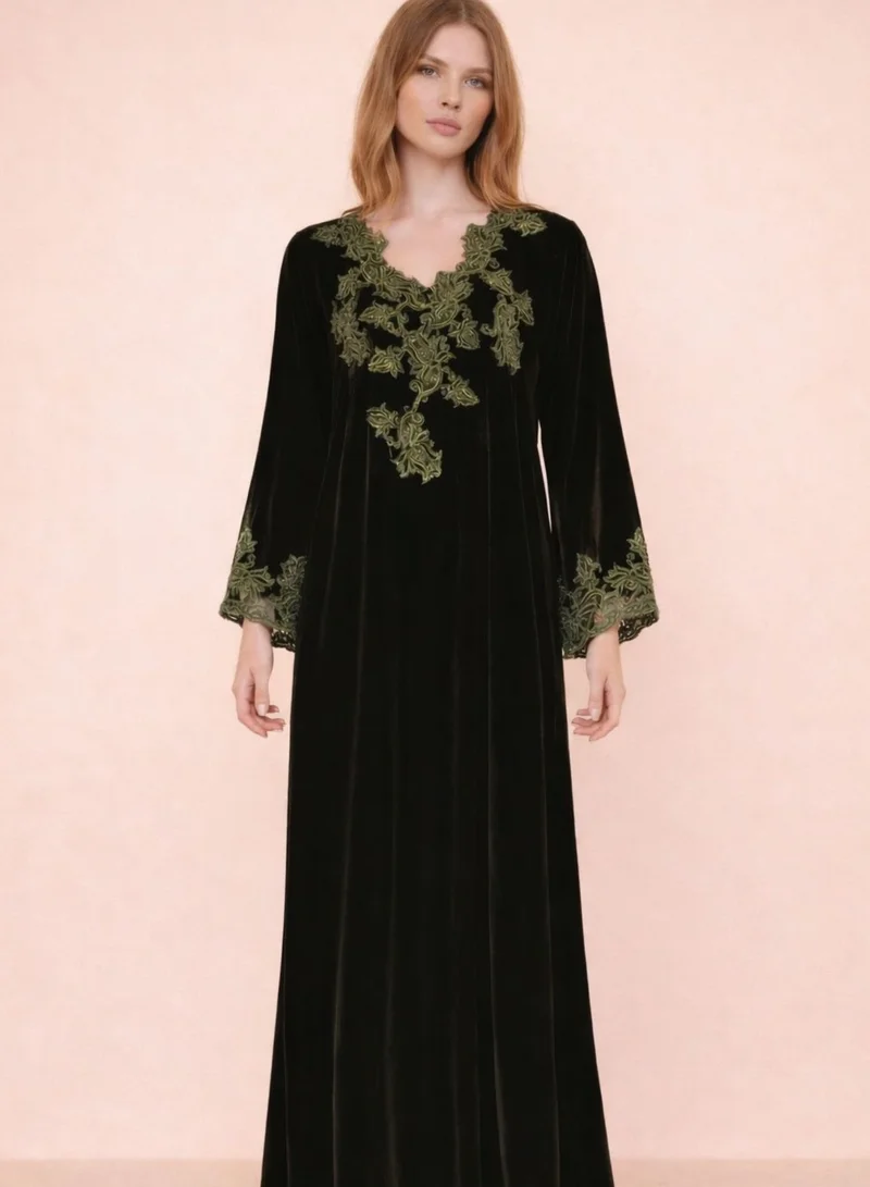 مايسون_ارابيلا إزرا مخمل أخضر